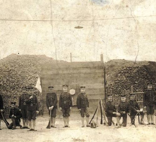 Los Angeles Western Military Academy armed cadets, December 1904.