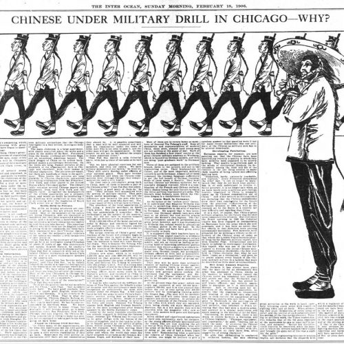 C. I. A. cadets in Chicago, 1906.