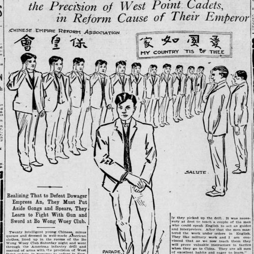 C. I. A. cadets in St. Louis, May 1905.